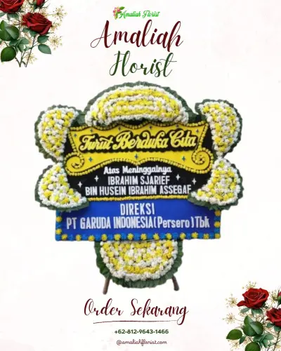 Papan Bunga Duka di Lebeteng