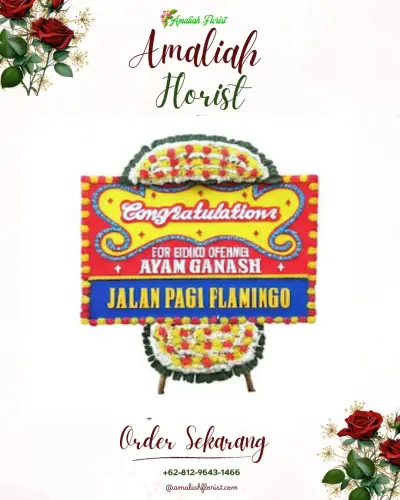 Bunga Papan Congratulation di Lebeteng